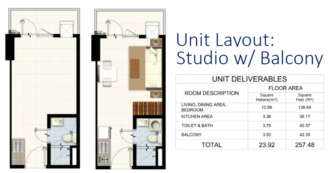 https://manilacondohub-smdc.com/images/properties/style/unit-layouts/02 - STYLE - Studio with balcony (+23.92sqm).webp